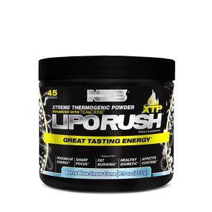 LipoRush XTP - Berry Blue Snow Cone - 7.9 oz. (45 Servings) | GNC