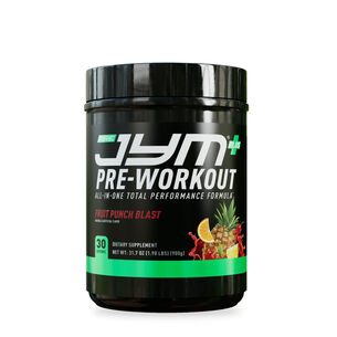 Pre Jym Plus Pre-Workout - Fruit Punch Blast (30 Servings) | GNC