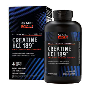 Creatine HCl 189 - 240 Tablets (120 Servings) | GNC