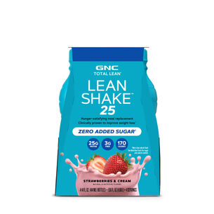 Lean Shake 25 - Strawberries and Cream - 14oz. (4 Bottles) | GNC