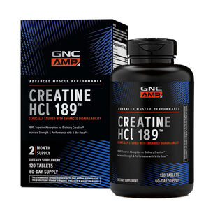Creatine HCl 189 - 120 Tablets (60 Servings) | GNC