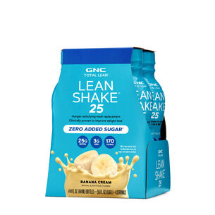 Lean Shake 25 - Banana Cream - 14oz. (4 Bottles) | GNC