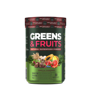 Greens & Fruits Natural Superfood Powder - Vanilla Cinnamon - 11.4 oz. (30 Servings) | GNC