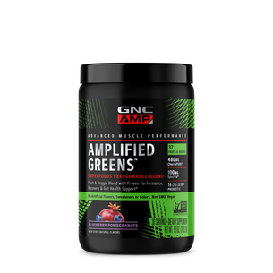 Amplified Greens Superfoods Performance Blend - Blueberry Pomegranate - 9.9 oz. (30 Servings) | GNC