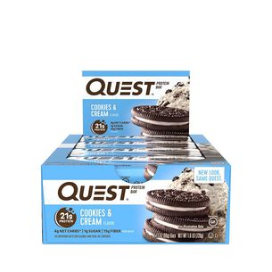 Quest Bar – Cookies and Cream (12 Bars) | GNC