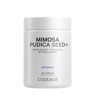 Mimosa Pudica Seed 1000 mg + BioPerine Black Pepper Herbal Cleanse - 120 Capsules (40 Servings) | GNC