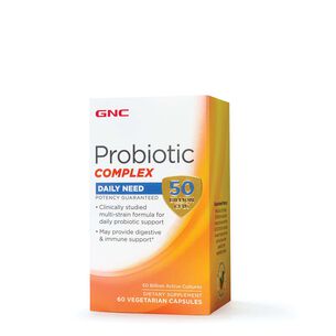 Probiotic Complex Daily Need - 50 Billion CFU - 60 Capsules (60 Servings) | GNC