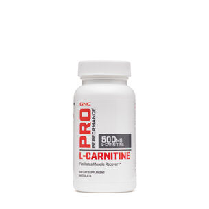 L-Carnitine 500mg - 60 Tablets (60 Servings) | GNC