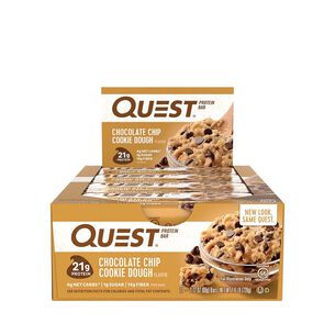 Quest Bar – Chocolate Chip Cookie Dough (12 Bars) | GNC