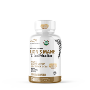 Lion's Mane 1900mg - 120 Organic Capsules (40 Servings) | GNC