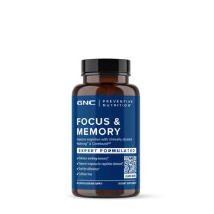 Focus and Memory - 60 Capsules (30 Servings) | GNC