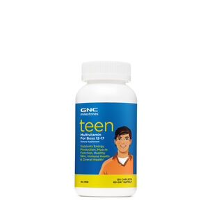 Teen Multivitamin For Boys 12-17 - 120 Caplets (60 Servings) | GNC