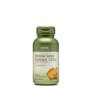 Senna Leaf Extract 125MG - 100 Capsules (100 Servings) | GNC