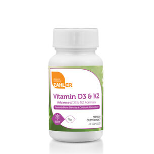 Vitamin D3 & K2 - 60 Capsules (60 Servings) | GNC