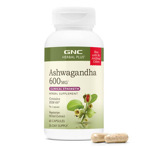 Ashwagandha 600mg - 60 Capsules (30 Servings) | GNC