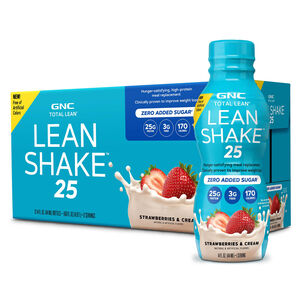 Lean Shake 25 - Strawberries and Cream - 14oz. (12 Bottles) | GNC